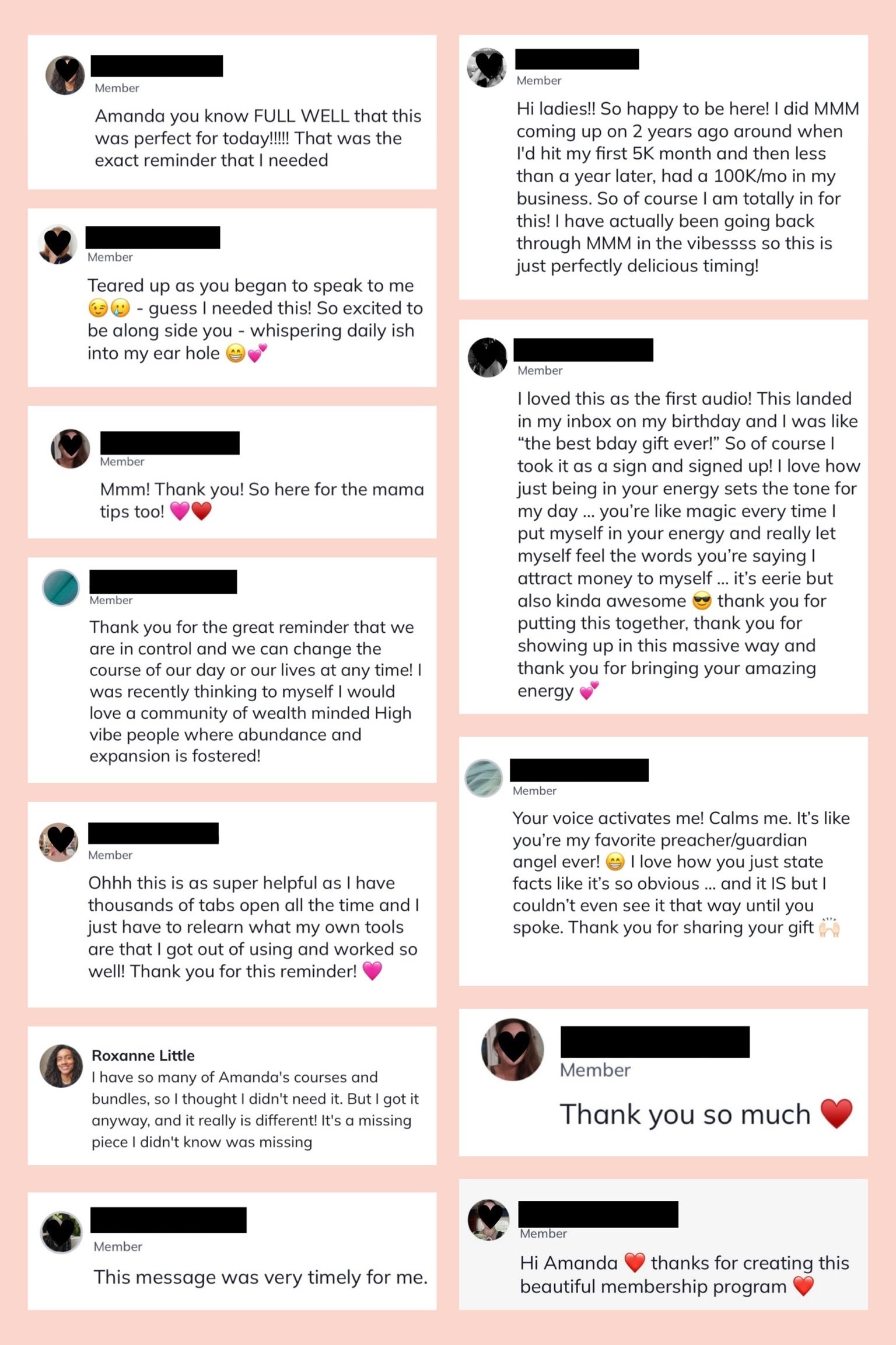 The Vibe Feedback Testimonial Collage - 2