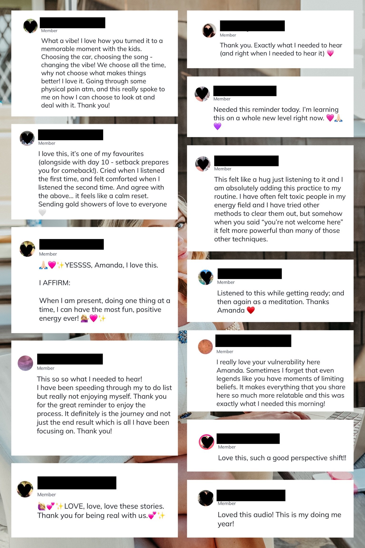 The Vibe Feedback Testimonial Collage - 4