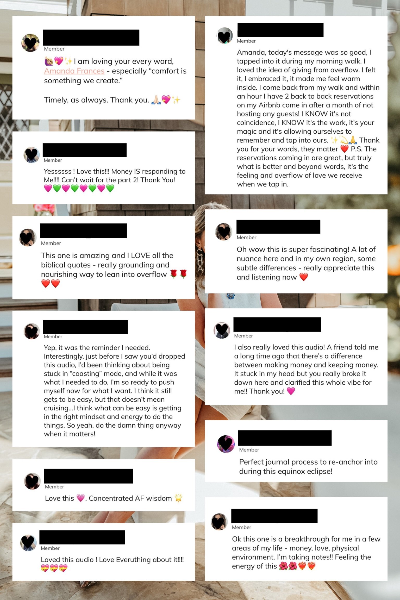 The Vibe Feedback Testimonial Collage - 15