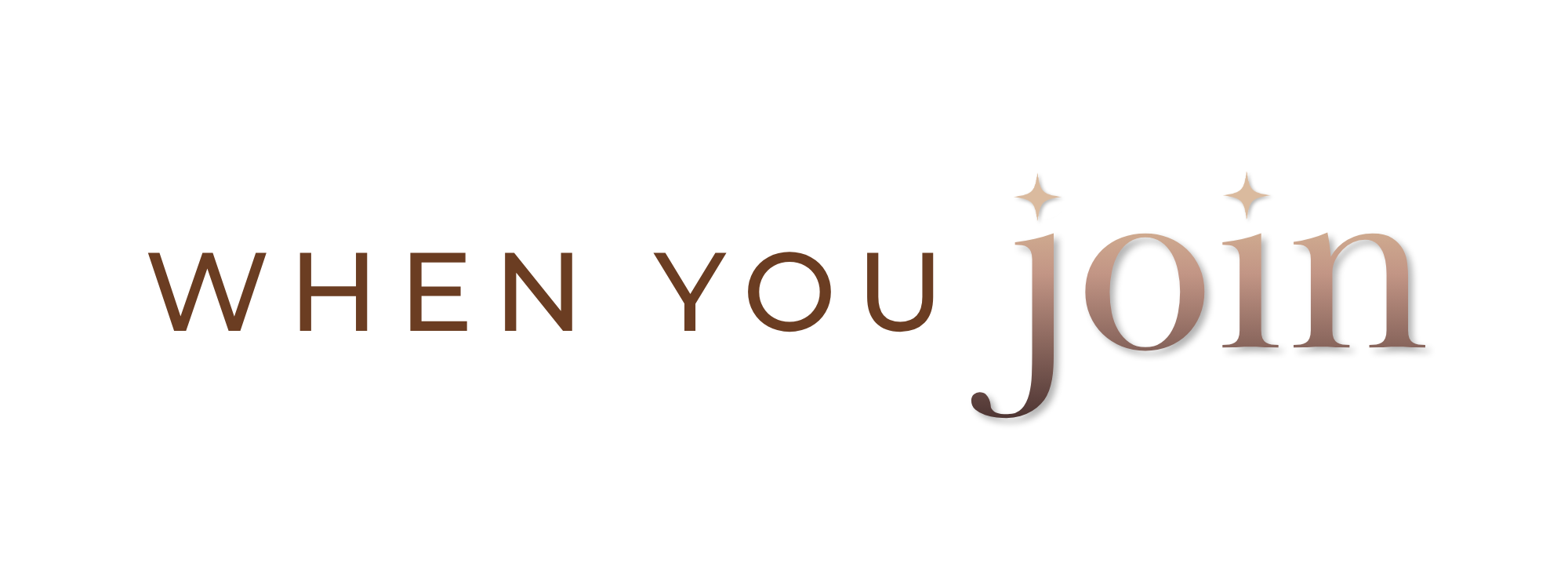When You Join